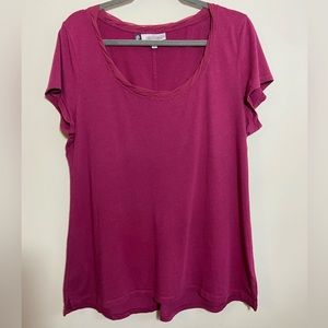 Jennifer Lopez size XL Merlot color top
